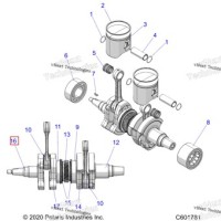 5144983 CRANKWEB 74 мм магнето