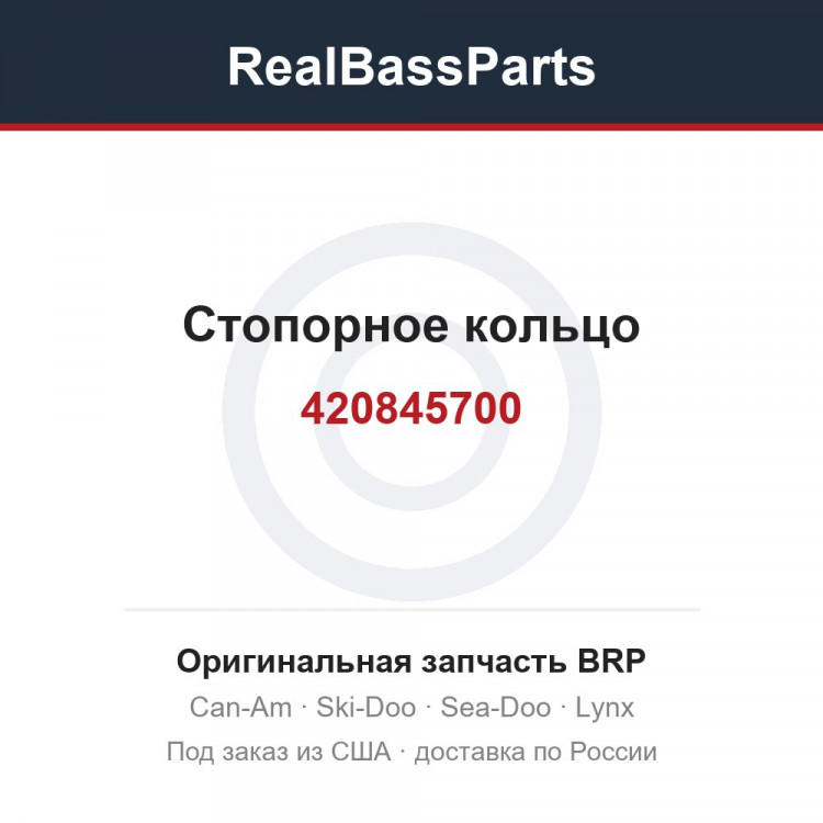 420845700 Стопорное кольцо