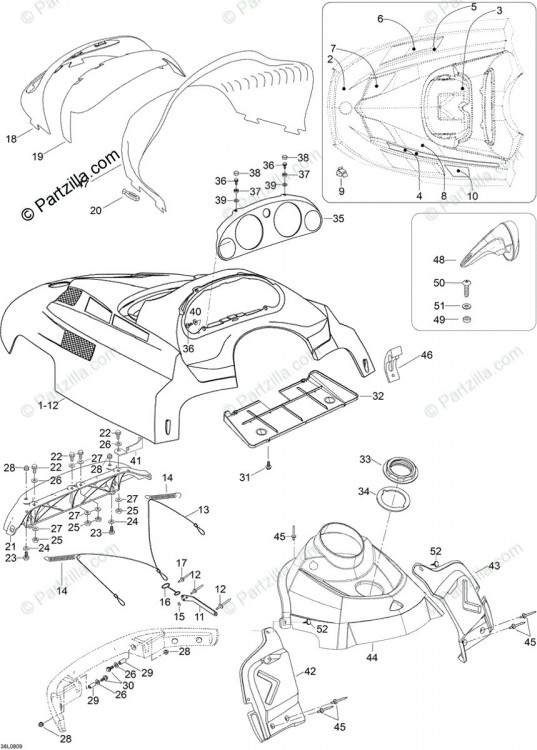 605155272 Капот ASS'Y, бруснично-красный