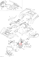 Левый дефлектор Can-Am Outlander MAX 800 XT (2008) (705002134)