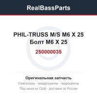 250000035 PHIL-TRUSS M/S M6 X 25  Болт M6 X 25