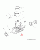 3514363 Подшипник центральный Polaris BEARING-BALL,35X72X20,SL KOYO DG3572201C4 (3090283, 3090284)
