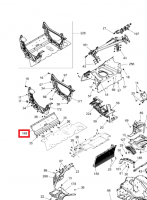 518326198 Пластина E модуля передняя Ski-Doo 518325091 518325995 