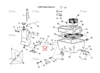Кронштейн SIL / REM горловина Polaris Widetrak LX (2006) (5241792-067)