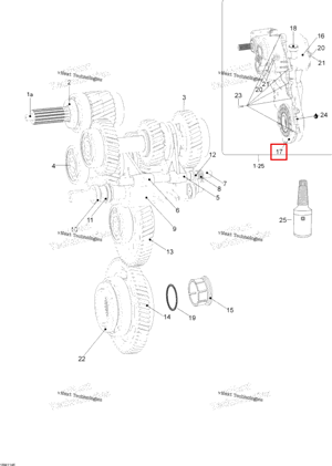 Коробка передач Casing обработанный Ski-Doo 504152808