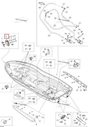 Shell чёрный Sea-Doo 292000453
