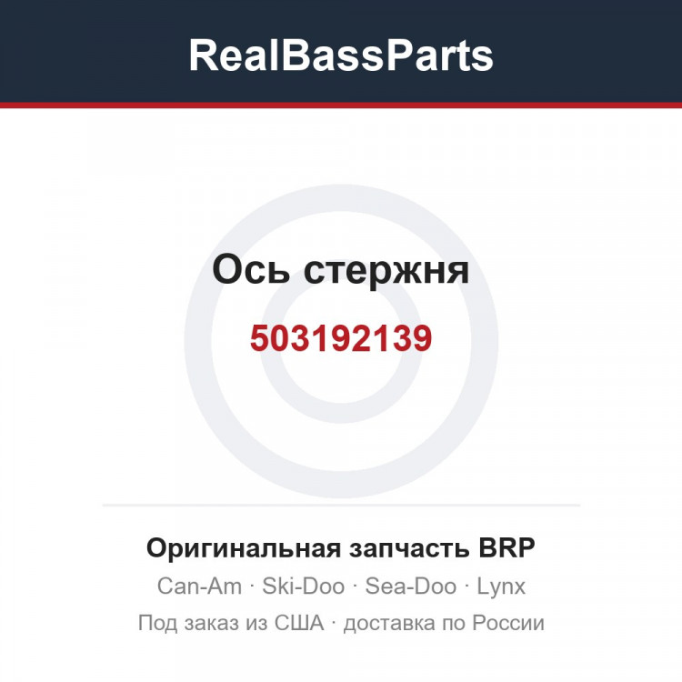 503192139 Ось стержня