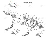 Колесо INSERTS Polaris Widetrak LX (2006) (5430723)