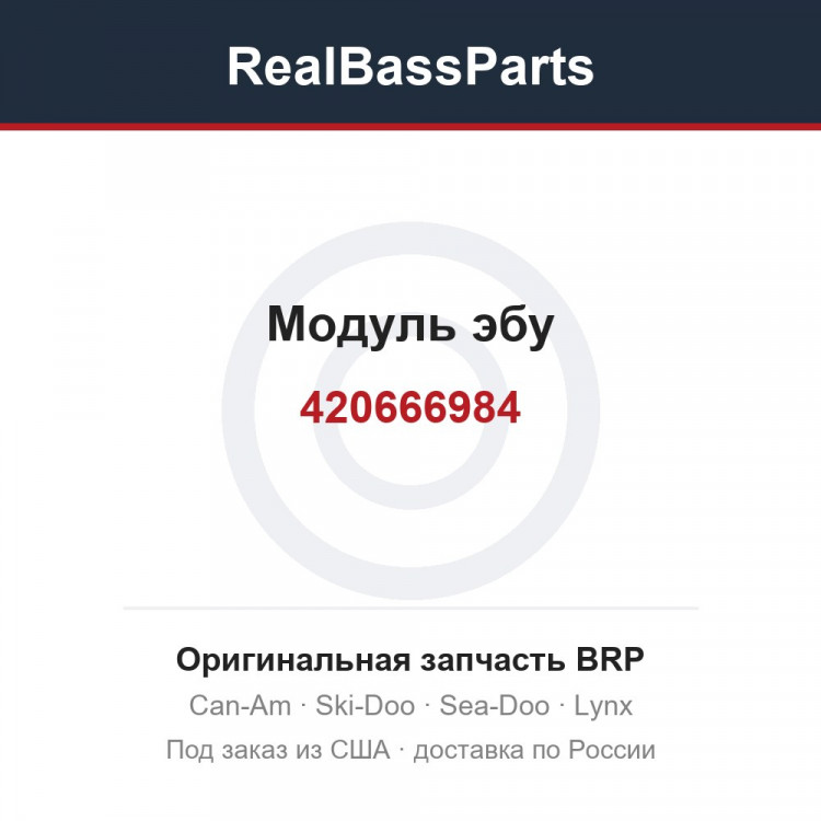420666984 Модуль эбу