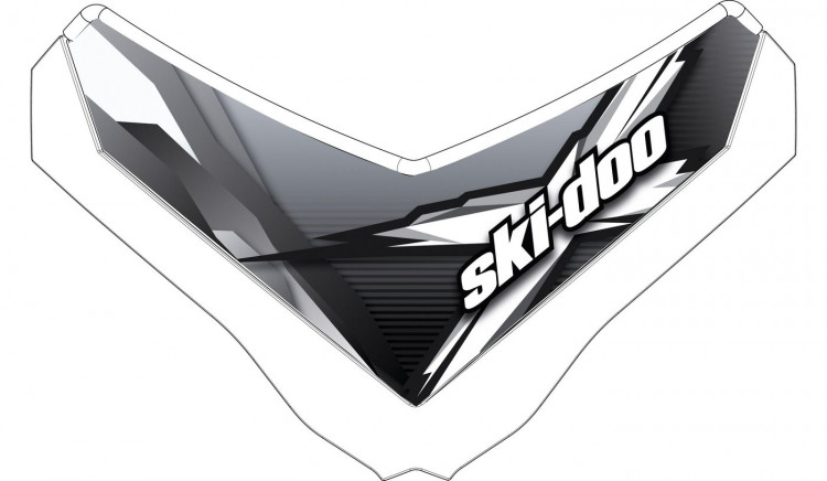 860200646 Ski-Doo ультранизкое фиксированное лобовое стекло