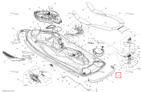 Задний Bumber Sea-Doo RXT-X 260 RS (2012) (291002592)