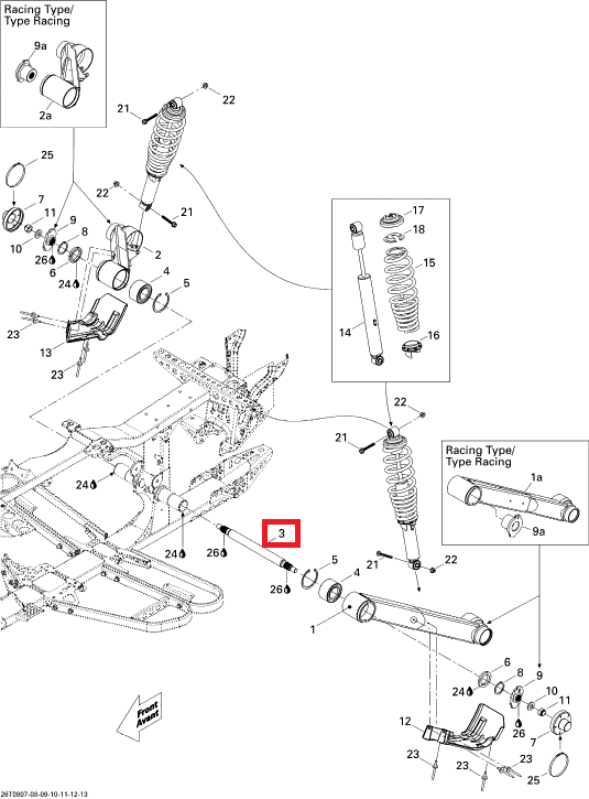 706001078 Торсионный вал Can-am 706000452