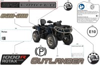704908936 Наклейка Max Limited для квадроциклов Can-am