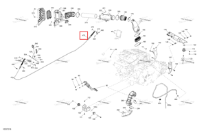 Рычаг переключения трос Can-Am 707003284