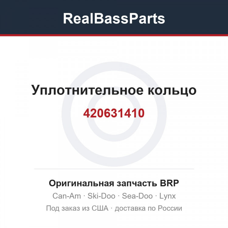 420631410 Уплотнительное кольцо