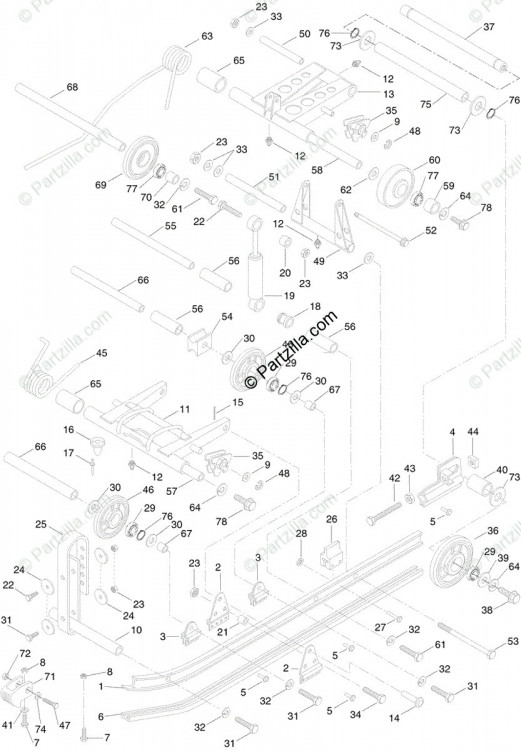572034300 Пружина опора