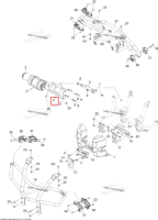 Mounting пластина чёрный Can-Am Outlander MAX 800 XT (2008) (705001351)