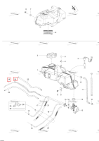 Шланг 2.5 мм 1000 мм длинный Ski-Doo Expedition SE 600 E-TEC (2015) (219704430)