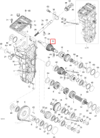 Variator вал включает 13 to 15 Ski-Doo Skandic SWT (2009) (M875156155)