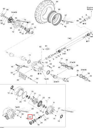 Гайка Can-Am 705500266