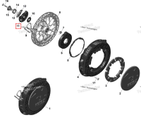 Замок рычаг Ski-Doo Summit X 850 E-TEC Turbo R (2026) (420852527)