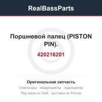 420216201 Поршневой палец (PISTON PIN).