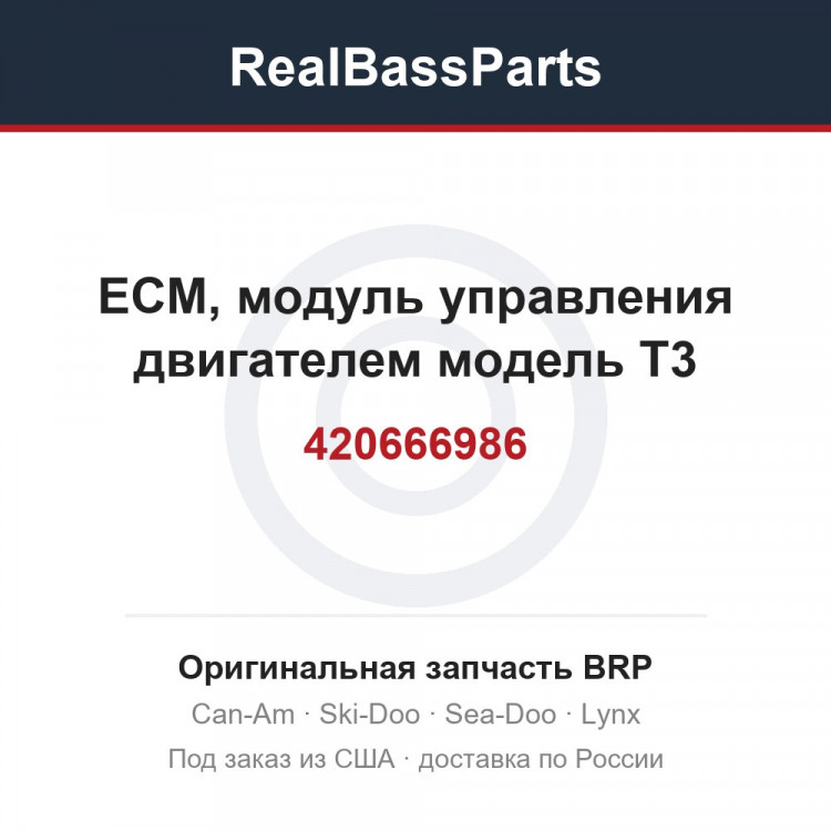 420666986 ЕСМ, модуль управления двигателем модель Т3
