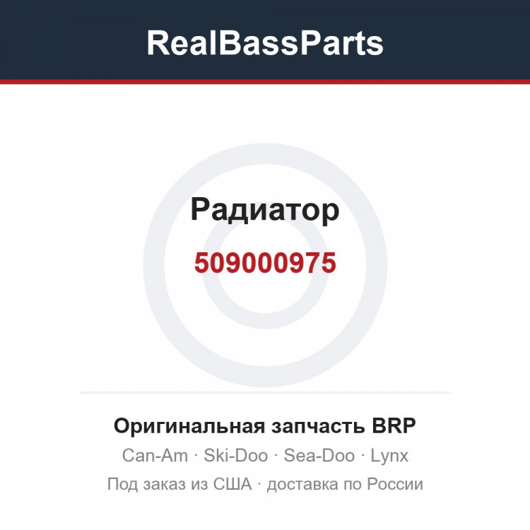 509000975 Радиатор