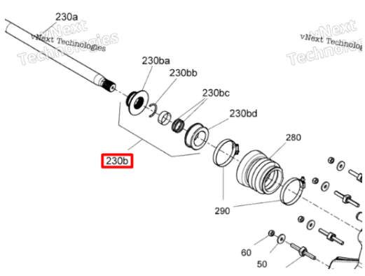 295501205 Кольцо карбоновое комплект Sea-Doo 295501199 295501153