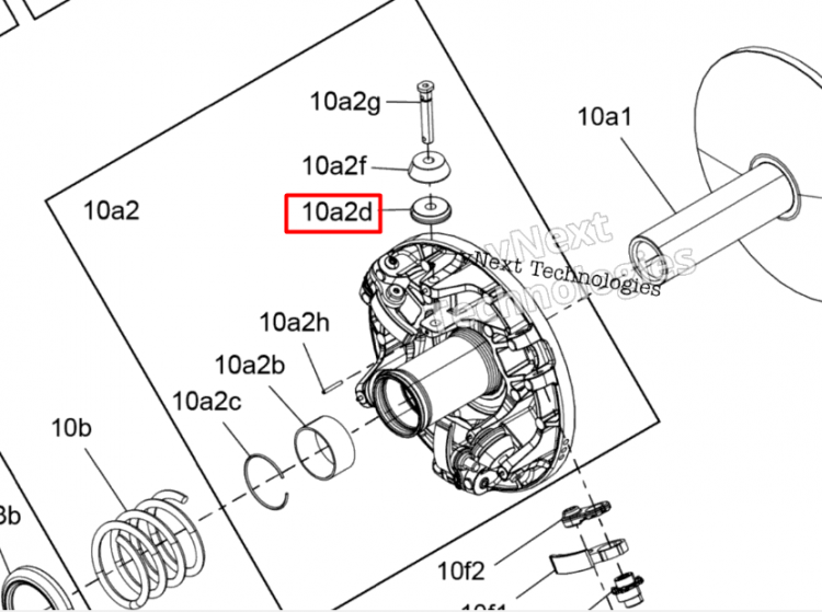 417224825 Ролик вариатора Ski-Doo