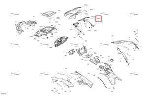 Правый воздушный дефлектор Ski-Doo 517307971