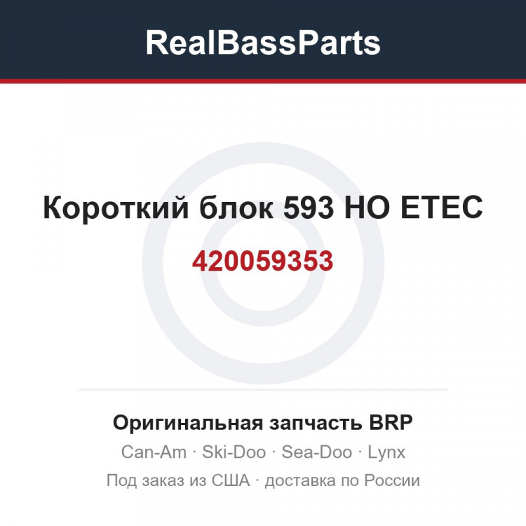 420059353 Короткий блок 593 HO ETEC