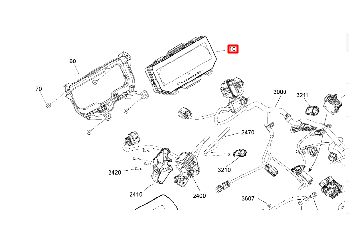 515178227 Панель спидометра