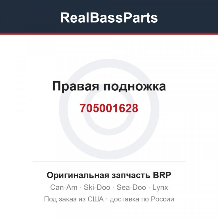 705001628 Правая подножка