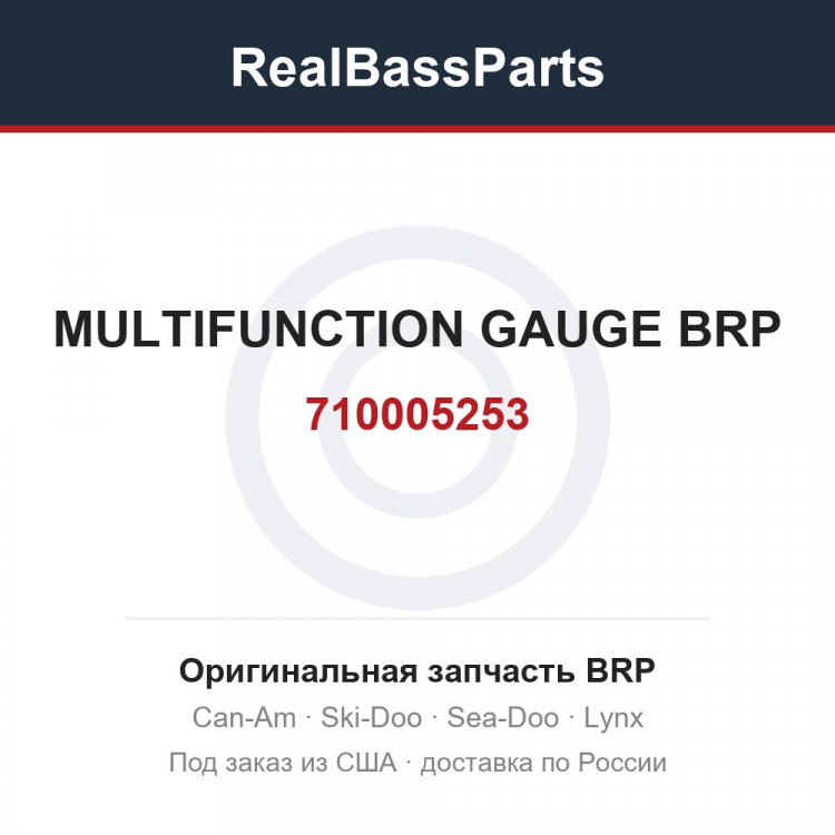 710005253 MULTIFUNCTION GAUGE BRP