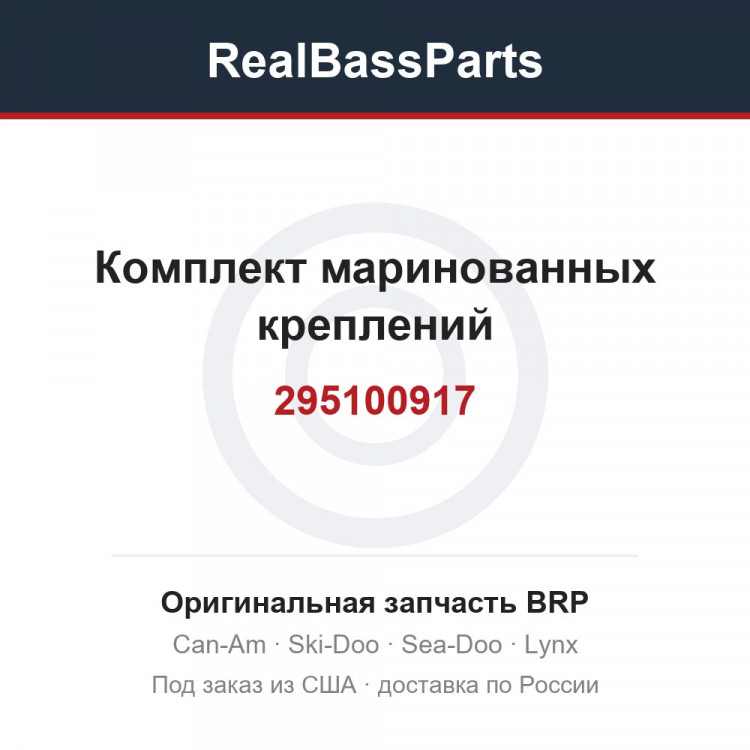 295100917 Комплект маринованных креплений