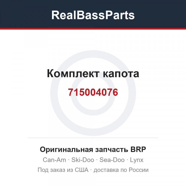 715004076 Комплект капота