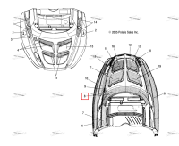 Поролон капот CTR Polaris Widetrak LX (2006) (5811609)