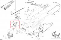 518334521 518332687 518330554 E модуль правая половина G4 Ski-Doo RIGHT MEMBER ASSEMBLY 518331257 518330545 518328487 518329999 