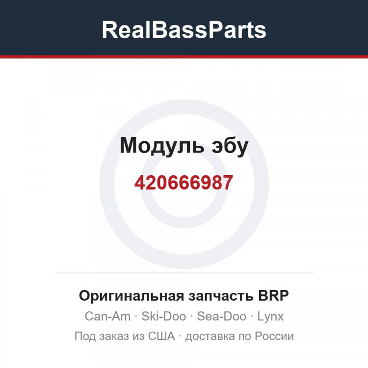 420666987 Модуль эбу