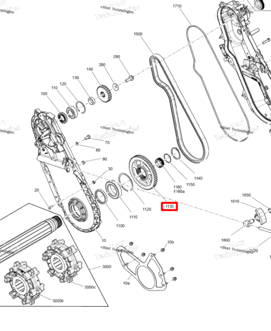 504154183 Звезда 51T Ski-Doo 2021+
