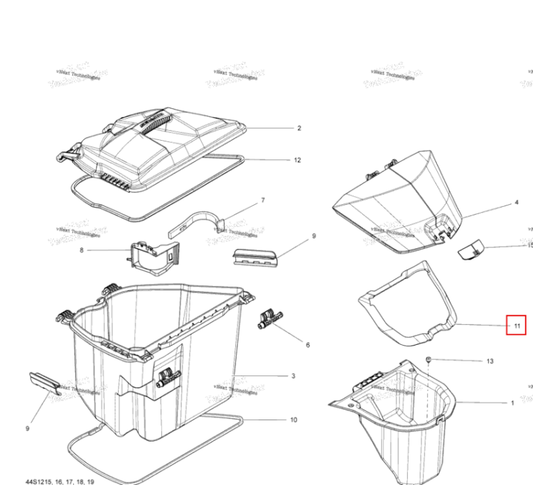 Прокладка Sea-Doo RXT-X 260 RS (2012) (293250204)