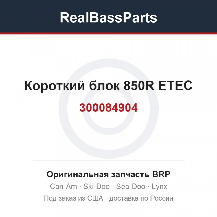 300084904 Короткий блок 850R ETEC
