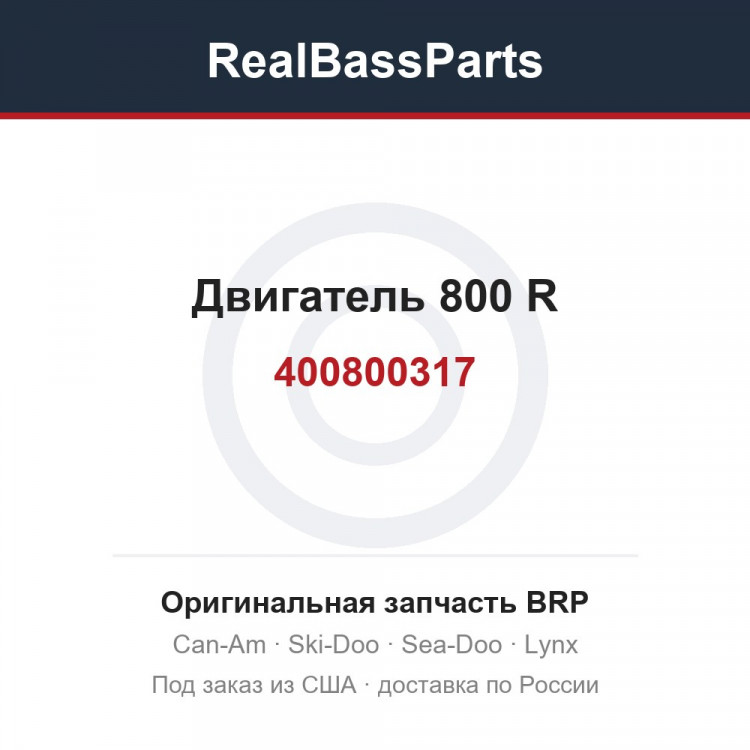 400800317 Двигатель 800 R