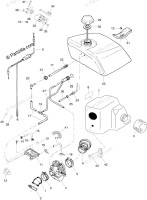 414935600 Трос дроссельной заслонки и корпус