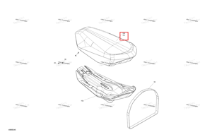 Сиденье крышка Ski-Doo 510007443