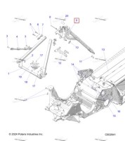 1026175 В сборе рама TUBULAR задний RMK