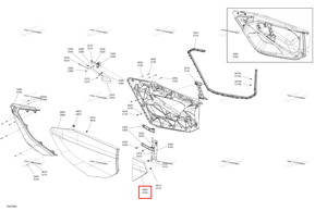 Loft зелёный правый центральный корпус панель Can-Am 705019613