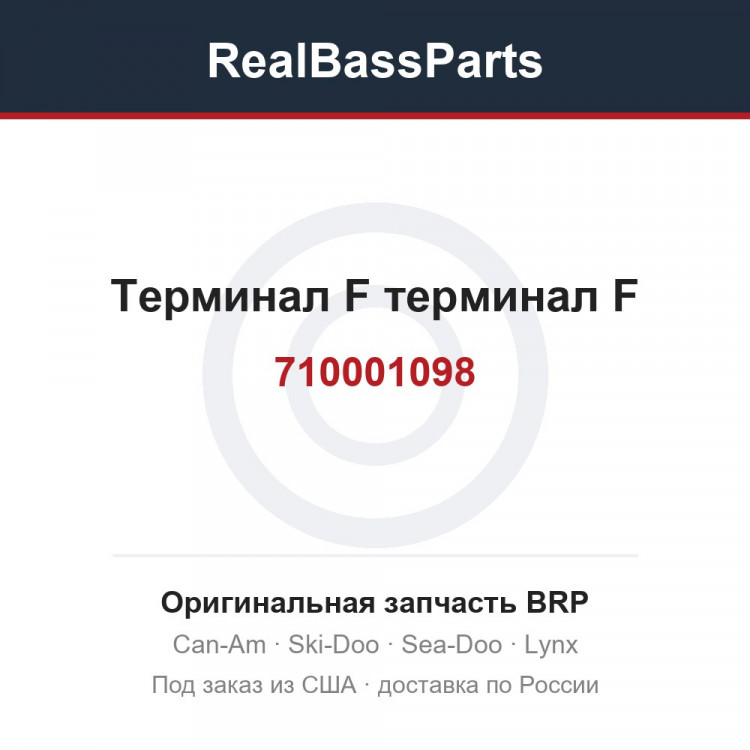 710001098 Терминал F терминал F