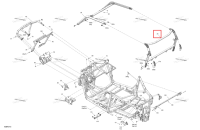 Глубокий чёрный задний каркас комплект Can-Am Commander 1000R EFI XT (2026) (715011055)